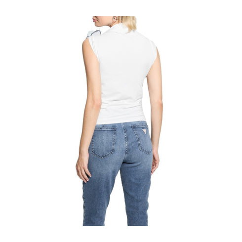 Guess Top Top Donna con spilla a fiore XS - Francavilla Moda